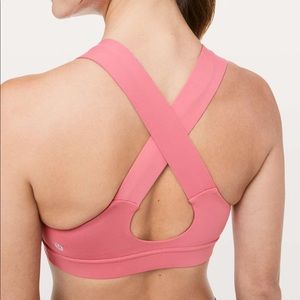 Lululemon All Sport Bra III Yoga Hibiscus Pink 10